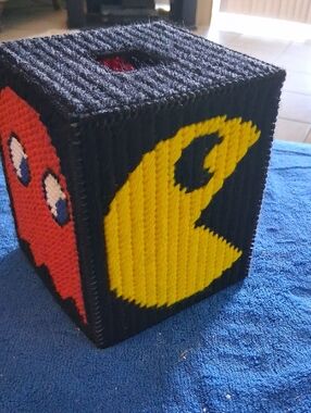 PacMan Tissue Box Cover